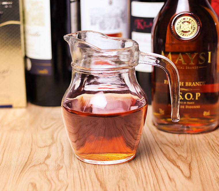 洋酒酒器加厚扎壶玻璃鸭嘴白酒红酒酒壶醒酒调酒器