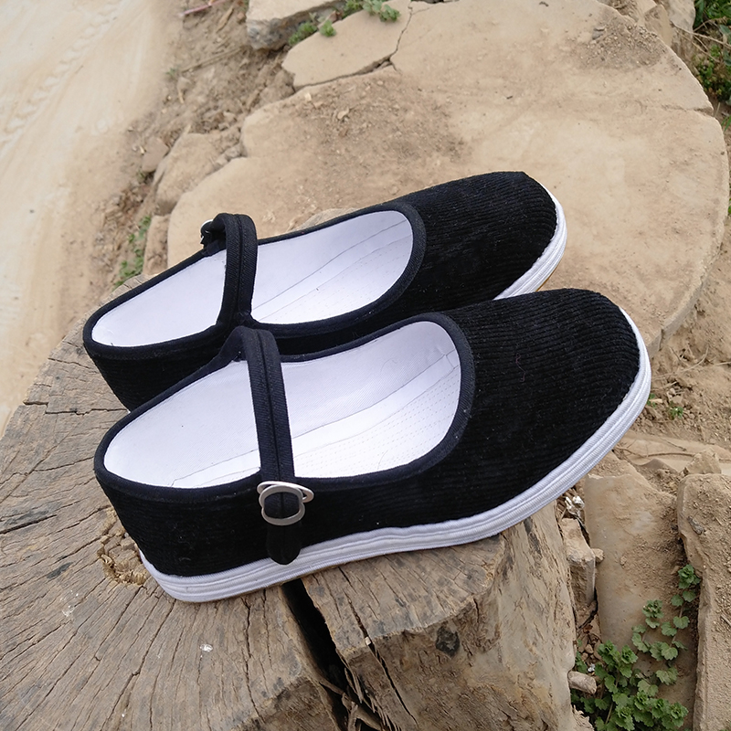 千层工艺文艺潮流系带制作方传统纳底手工农家布鞋