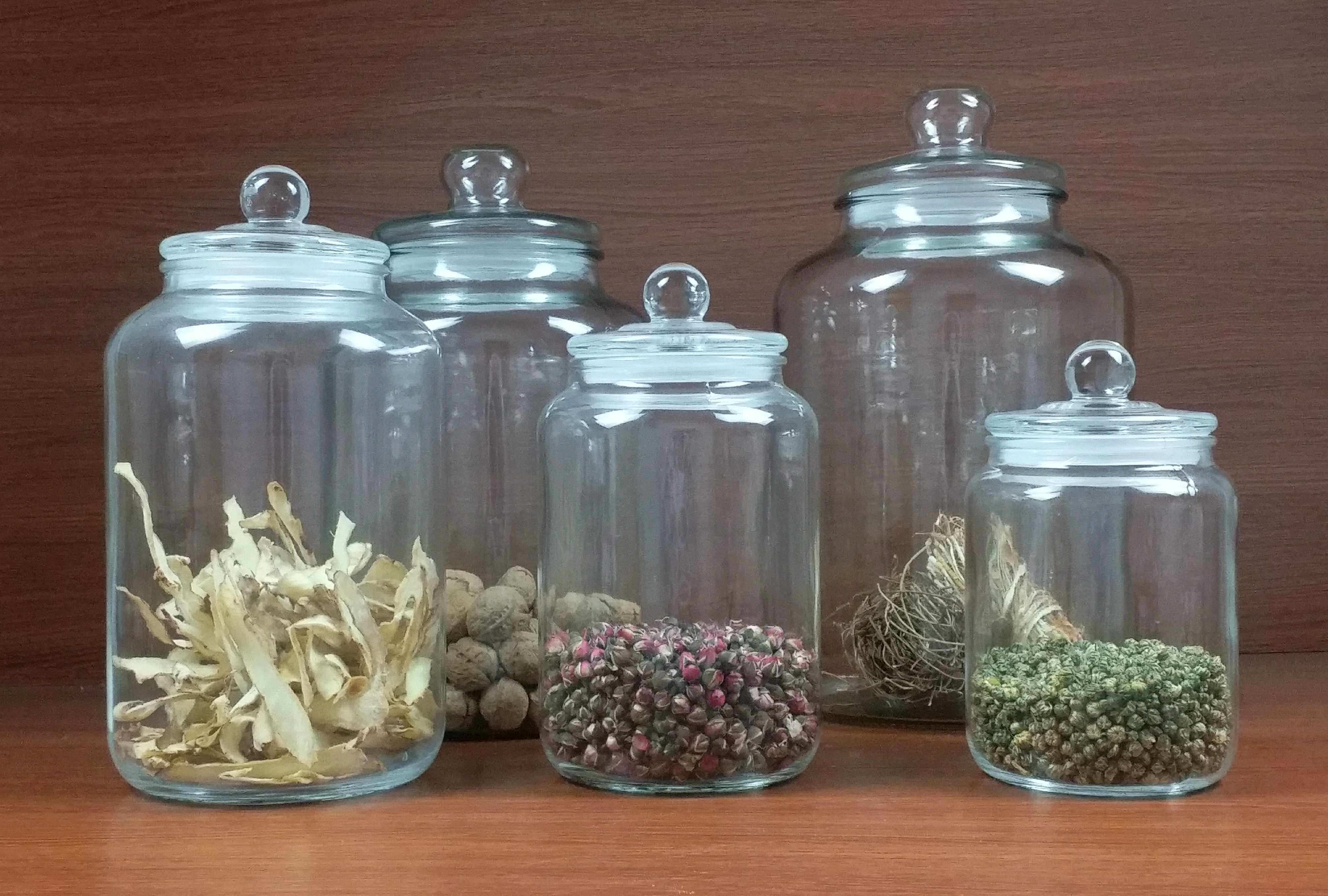 玻璃瓶密封商用2l3l5l中药材小青五谷杂粮10l大容量储物密封罐