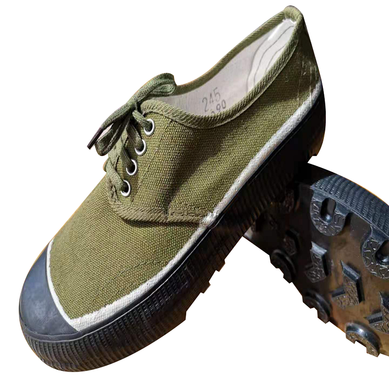 胶鞋直销防滑劳保跑步工作耐磨帆布上班工地帆布鞋