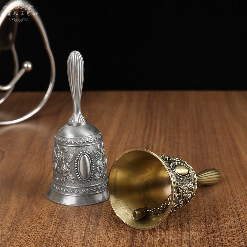 铃铛金属青铜手摇手摇铃儿童婴儿儿手宝宝玩具摇铃