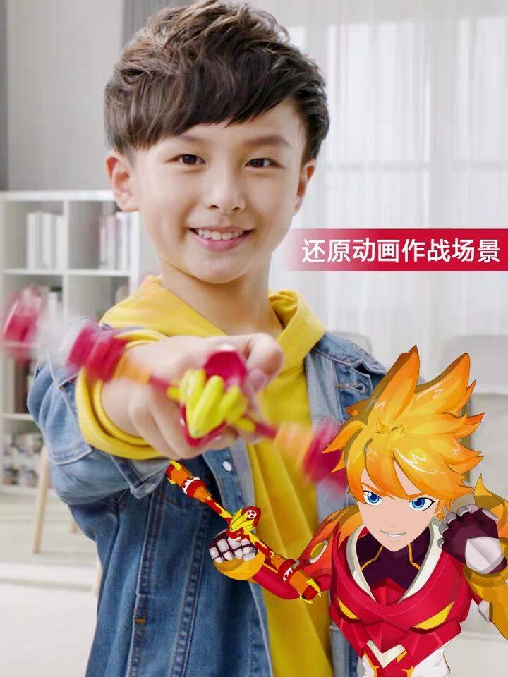 初学者适用儿童幼儿转笔旋转笔动画款转笔机器人卡通战士转笔玩具套装