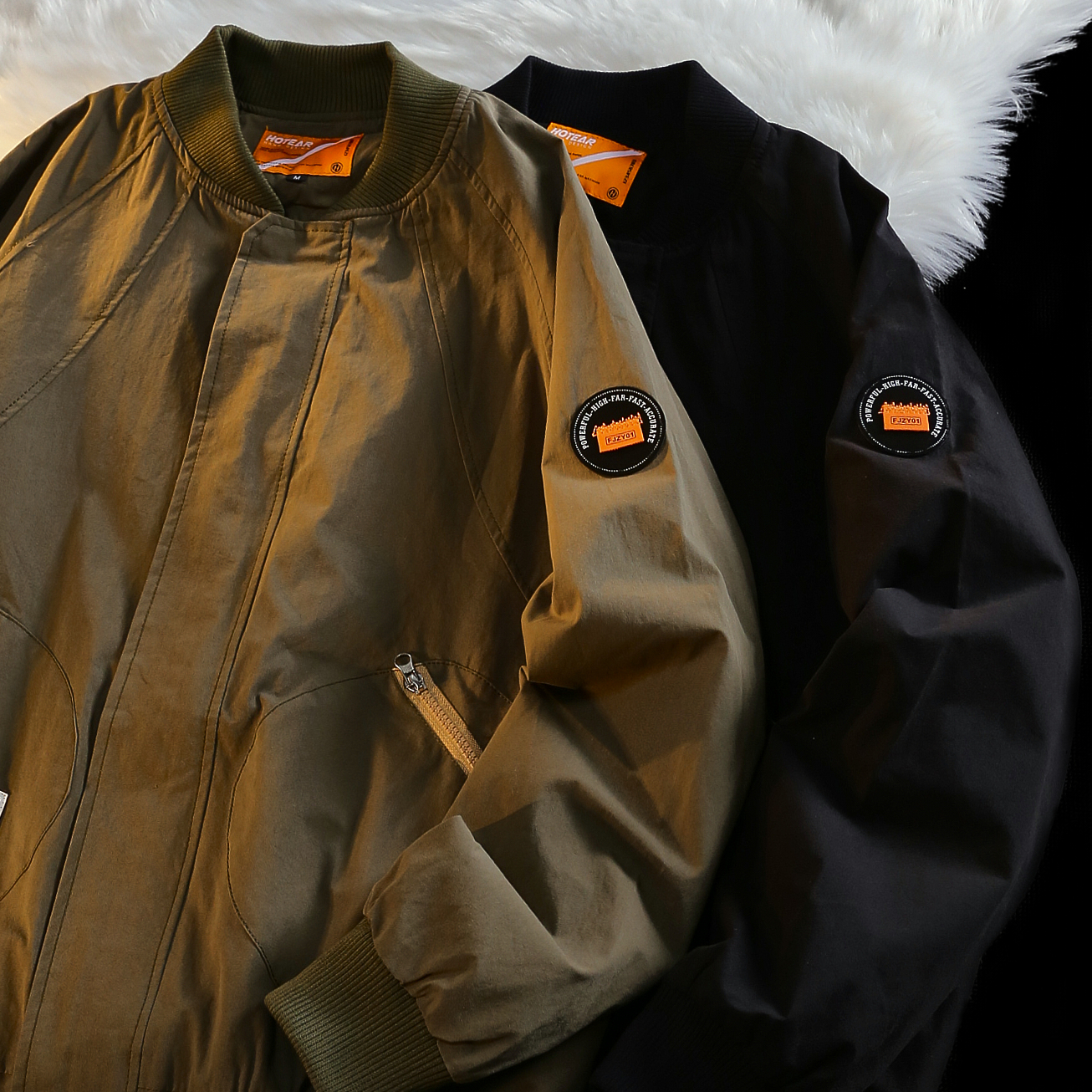 阿村先生 王牌飞行员申请出战 复古飞行员夹克宽松百搭休闲棒球服