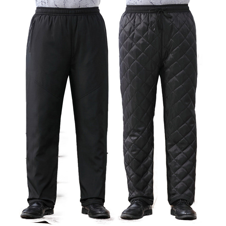 老人裤子60周岁以上老年人爷爷冬季外穿冬款高腰棉裤