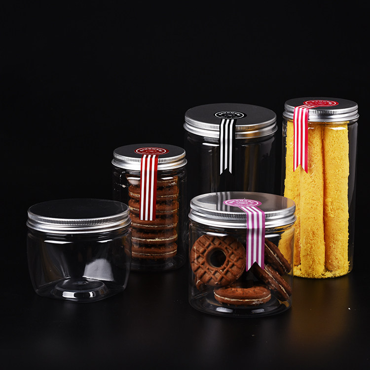 铝盖食品包装密封茶叶五谷杂粮储物罐塑料pet密封罐