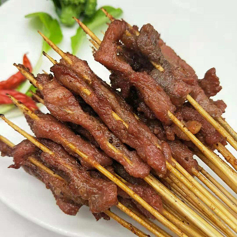 羊肉小串铁板铁板烧烧烤食材油炸小吃半成品迷你羊肉串