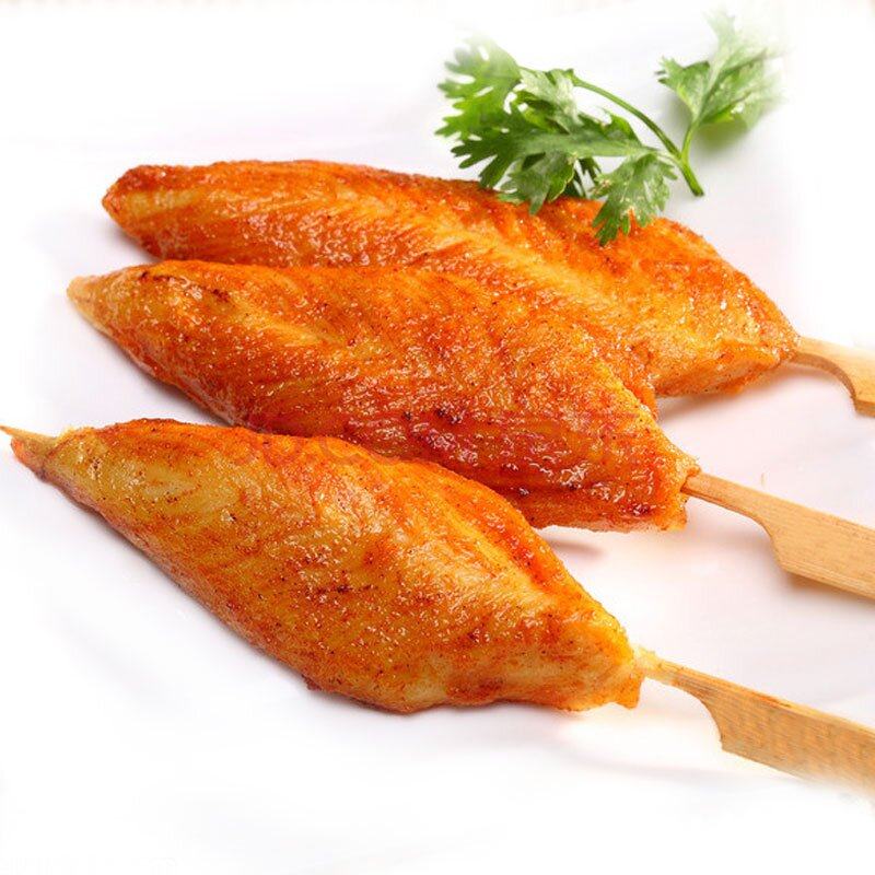 川香鸡柳25串 奥尔良无骨鸡肉串油炸小吃鸡柳烧烤食材冷冻半成品