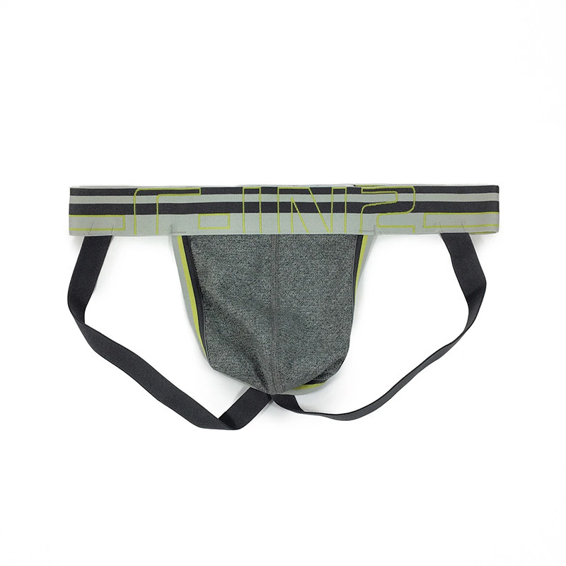 cin2男士双丁内裤运动网眼透气弹力贴身立体男丁字裤