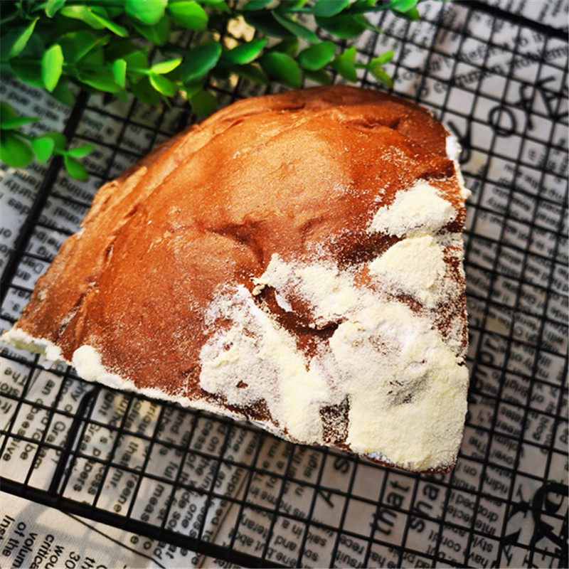 纯素豆奶奶酪面包夹心早餐吐司2个无蛋无奶传统西式糕点