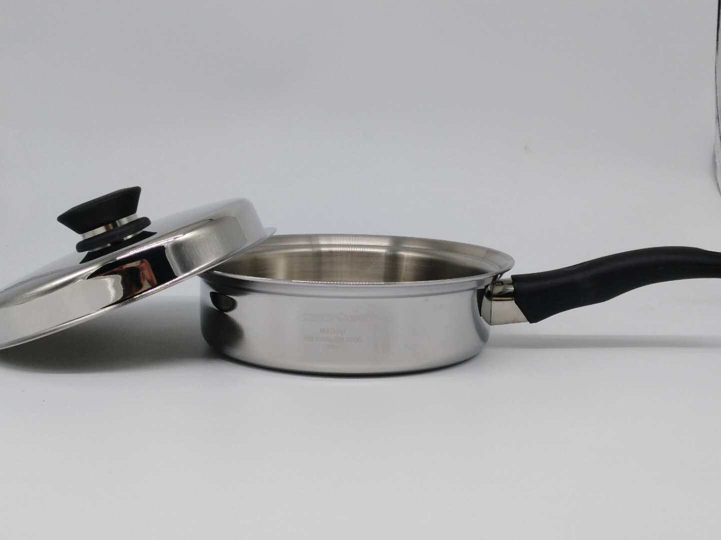 香港安利皇后平底煎锅牙膏煎锅