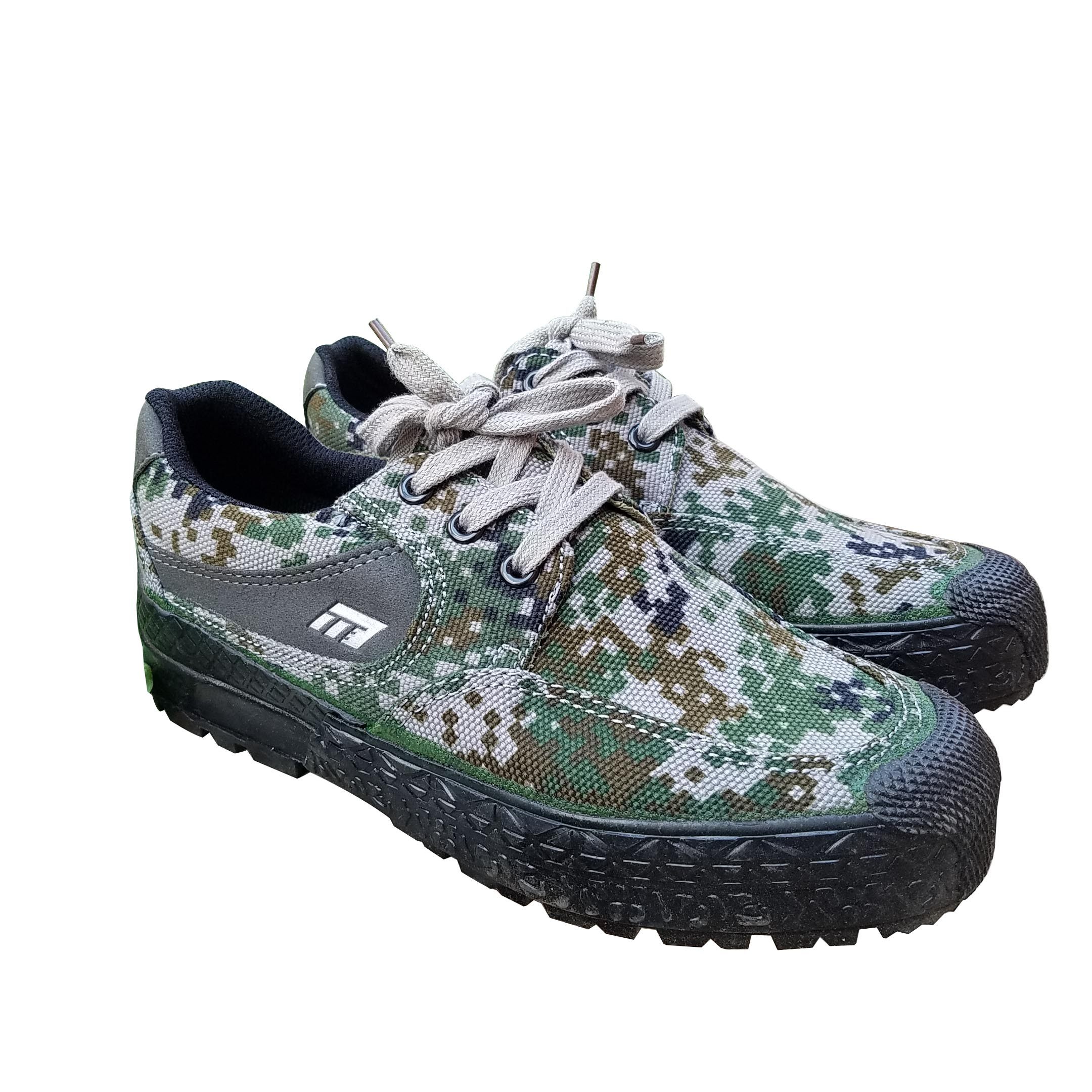 解放鞋男工地耐磨劳动军训鞋子女胶鞋正品军鞋帆布劳保工作迷彩鞋