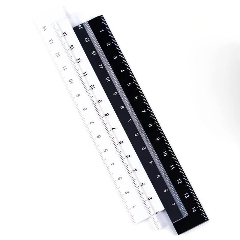 直尺narita成田良品文具双面尺子白色15cm学生各类尺