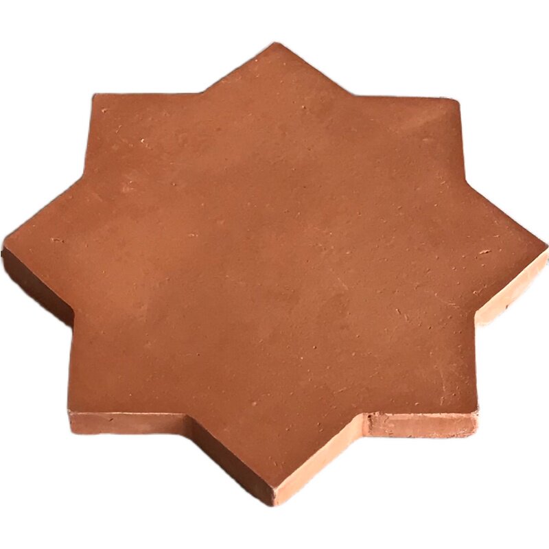 手工仿古复古怀旧红陶粘土园林阳台露台地砖通体砖