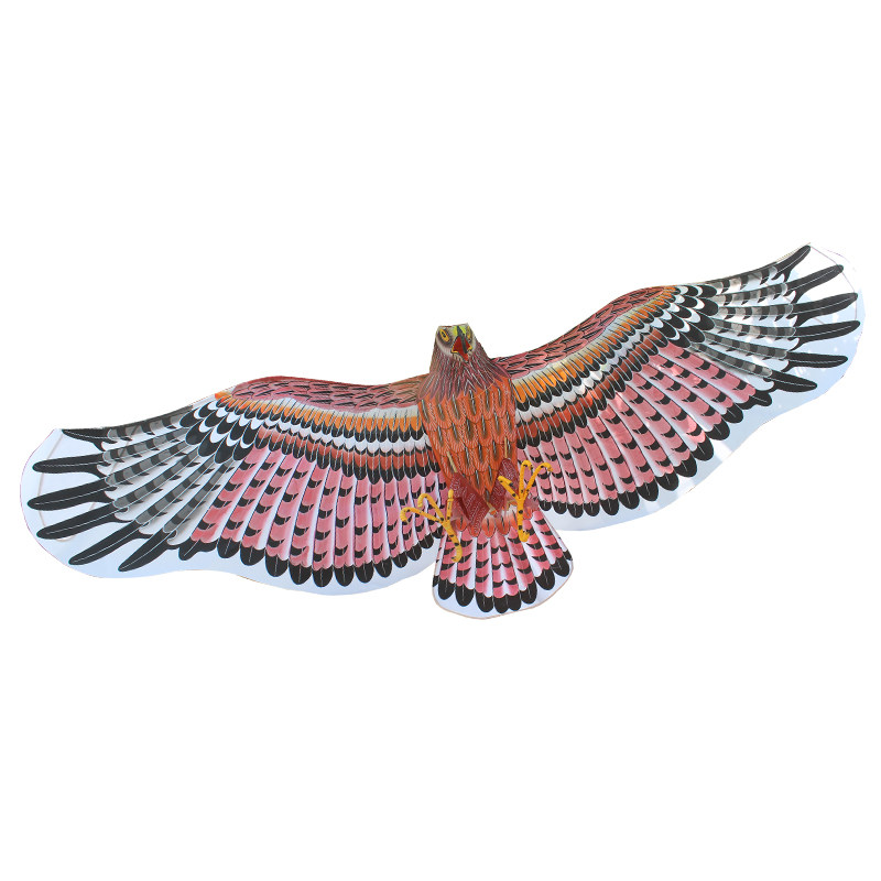 潍坊传统老鹰风筝3d立体大型纸鸢竹骨骨架风筝