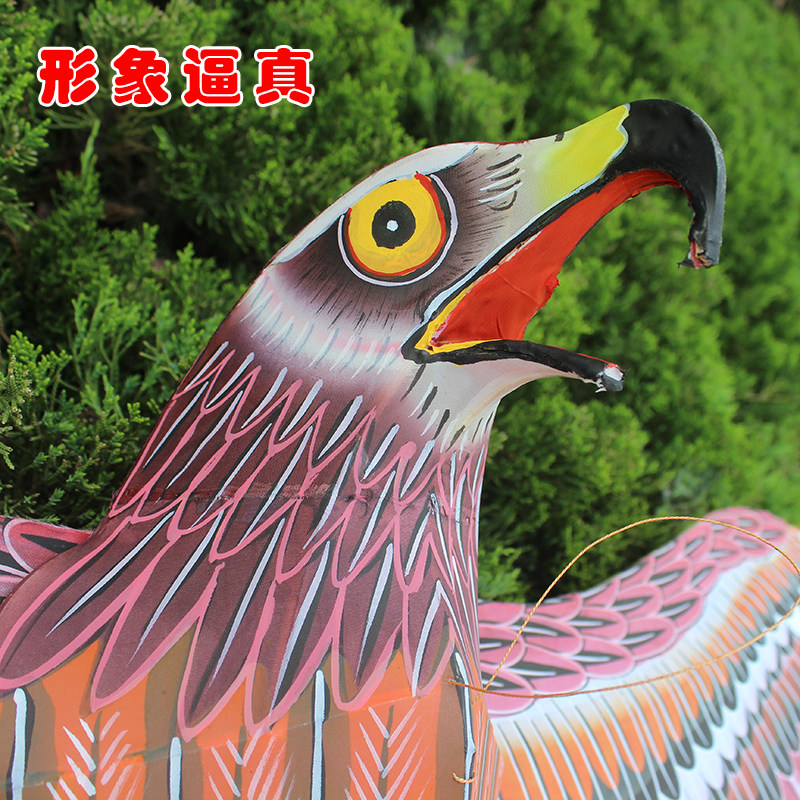 潍坊传统老鹰风筝3d立体大型纸鸢竹骨骨架风筝