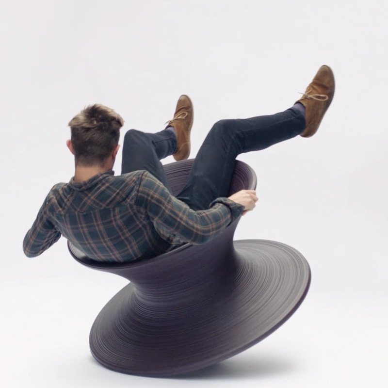 sort意大利magis创意旋转椅陀螺椅简约现代室内户外休闲椅子spun