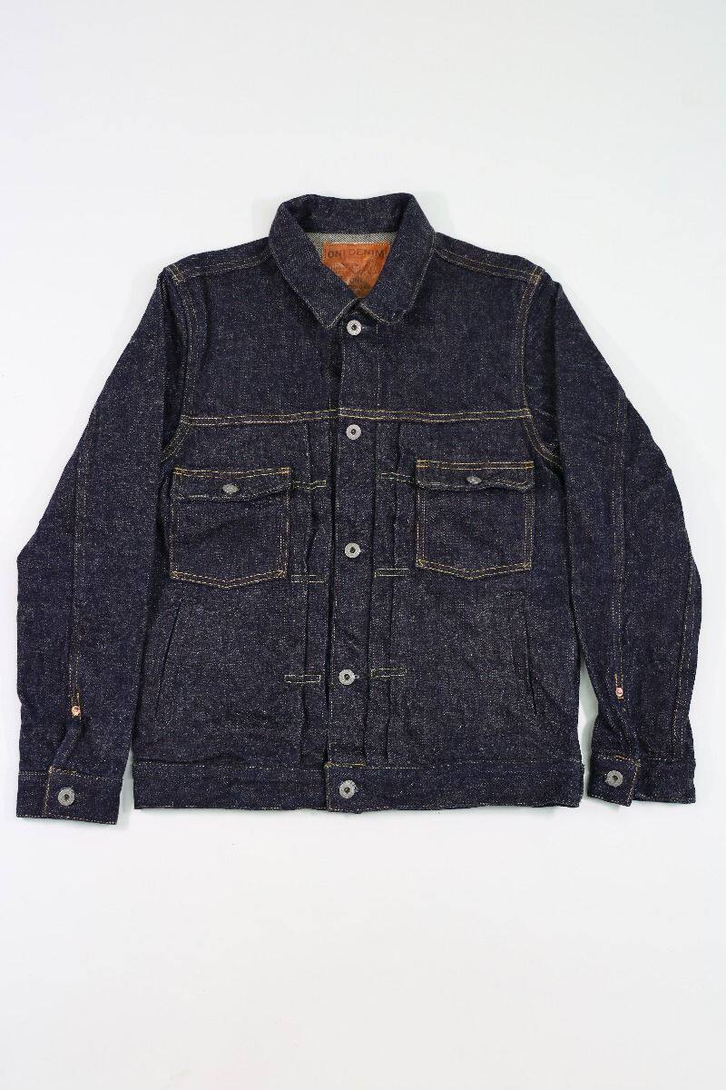 日本oni鬼牌oni-02516p-dizr20oz神秘秘棉二代靛蓝夹克夹克