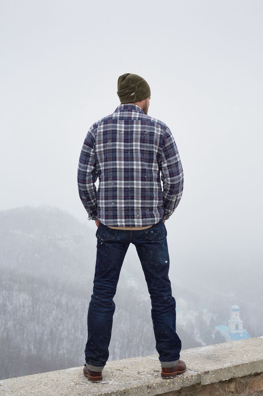 日本samuraijeans武士s710xx19oz靛青复古紧身男士牛仔裤牛仔裤