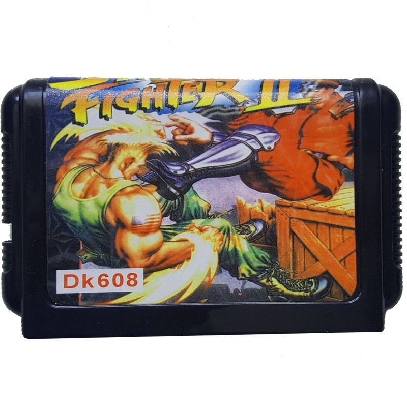 12人街霸md16位黑卡带sega游戏十二人街霸世嘉卡世嘉游戏机卡