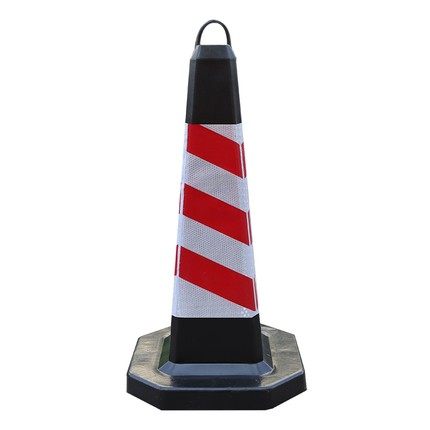 反光橡胶塑料路路障隔离方锥请勿泊车雪糕筒桶路锥