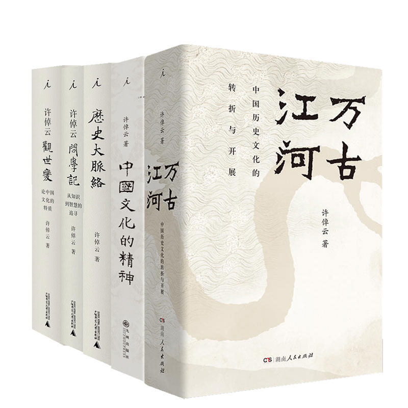 现货 理想国正版图书 许倬云作品套装5册历史大脉络 万古江河 中国
