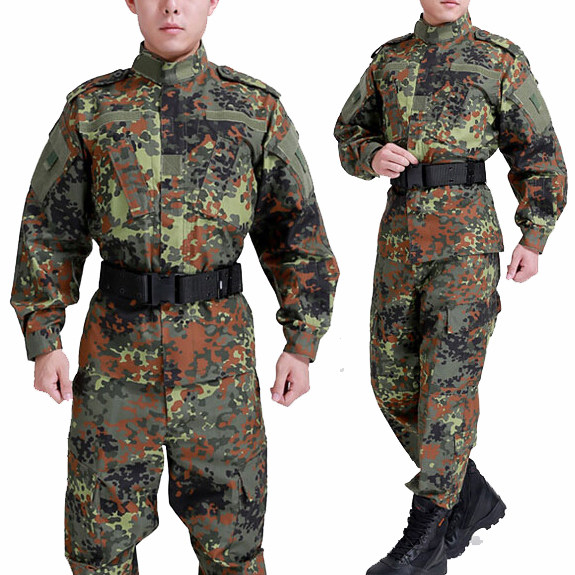 战术外套裤子德国斑点迷彩套装德斑套服班德吊带
