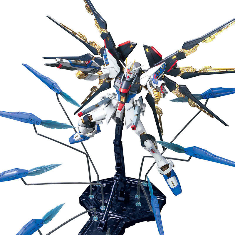 万代高达模型mg 1/100 strike freedom 突击/强袭自由豪华版敢达
