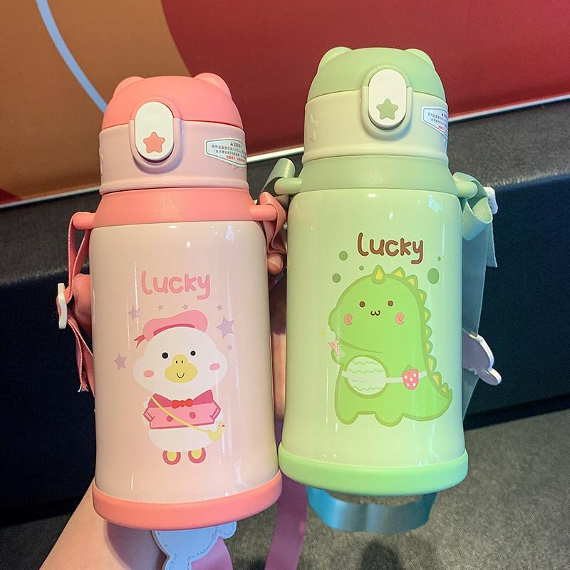 水杯儿童上学专用保温杯男童小学生直饮喝水韩版保温杯