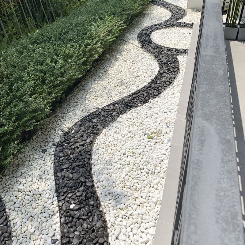 50斤装饰石子白石子造景鱼缸盆栽天然花盆五彩石其它园艺用品