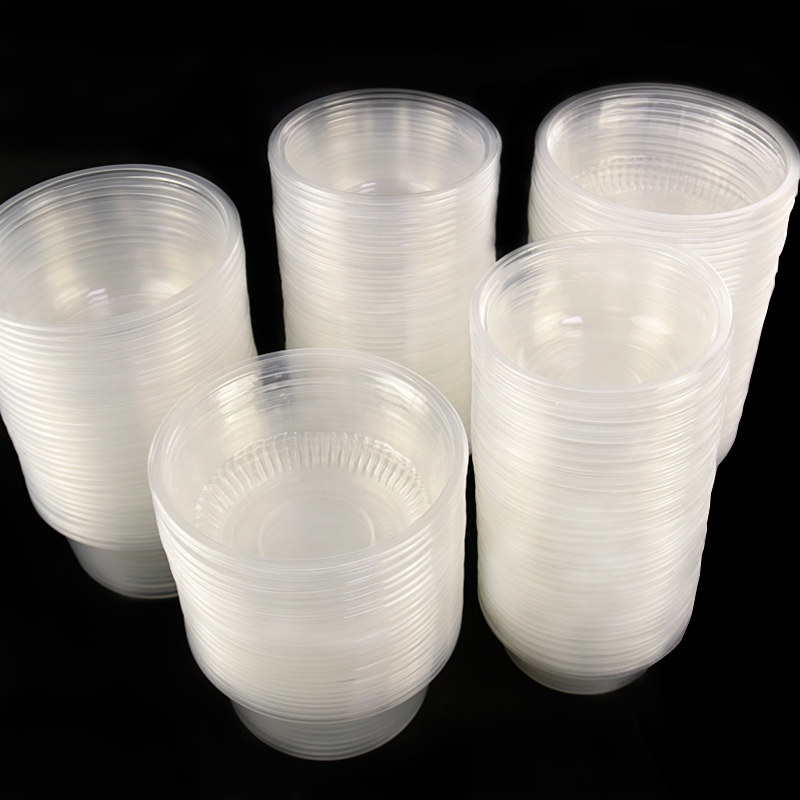 一次性塑料碗筷餐具家用餐盒商用圆形汤碗打包一次性餐盒