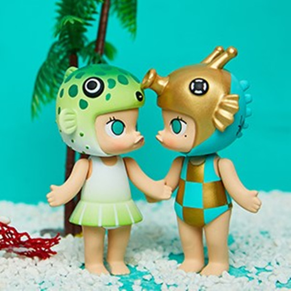 molly海洋系列盲盒公仔娃娃潮玩摆件礼品popmart潮玩盲盒