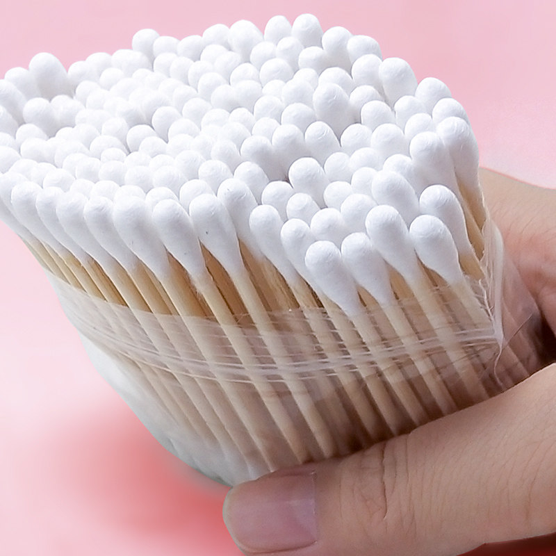 棉棒海氏海诺倍适威双头棉签家用清洁一次性用小伤口棉签