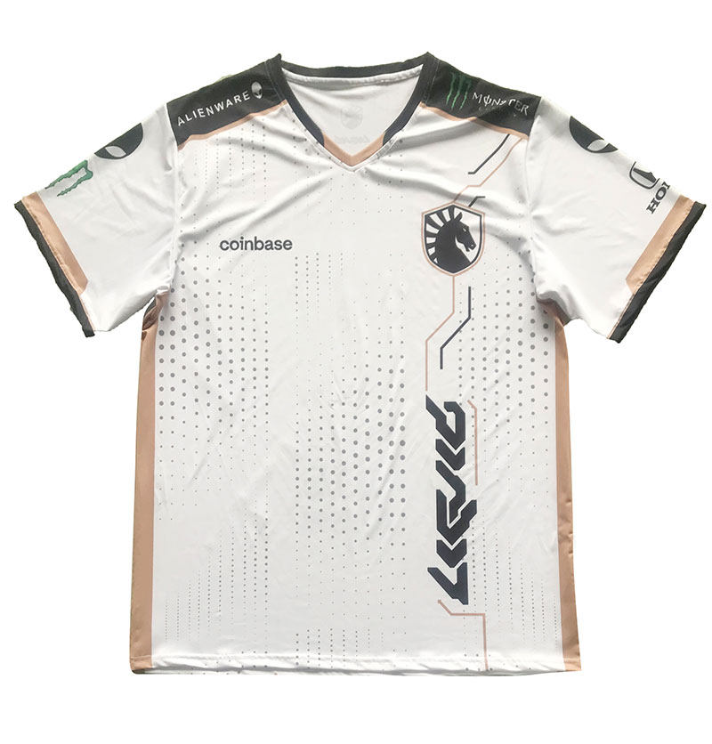 teamliquid战队队服csgo订制id李逵液体绝地t恤