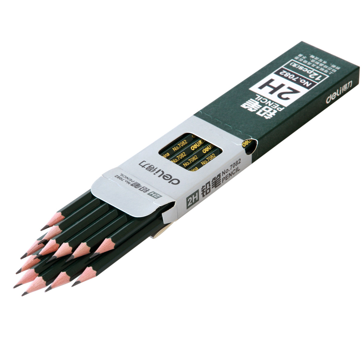 得力学生绘画12b素描10b工程师hb答题铅笔铅笔