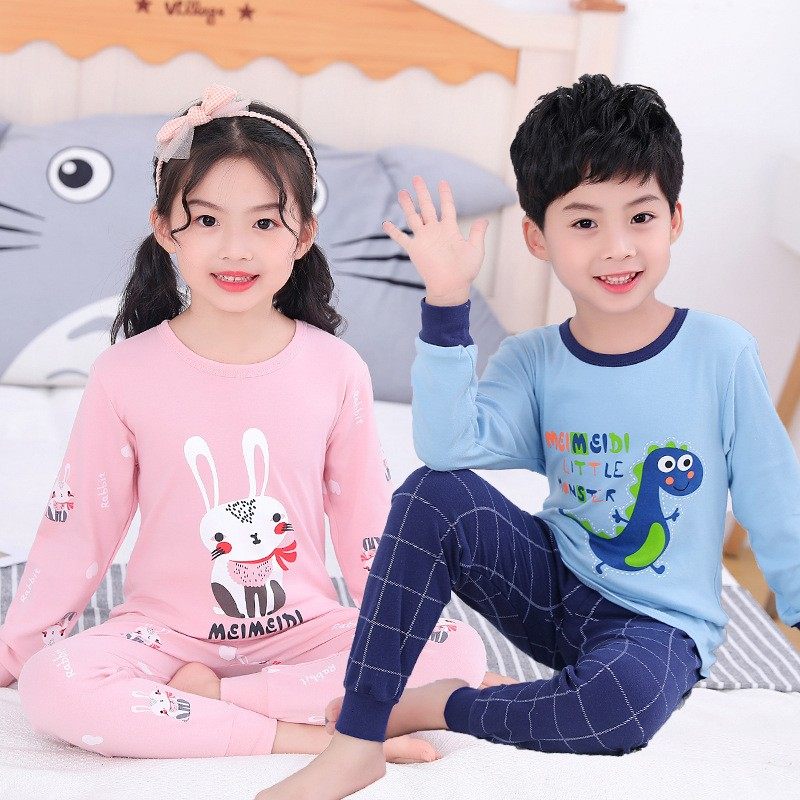 儿童内衣宝宝秋衣秋裤套装男女童保暖睡衣