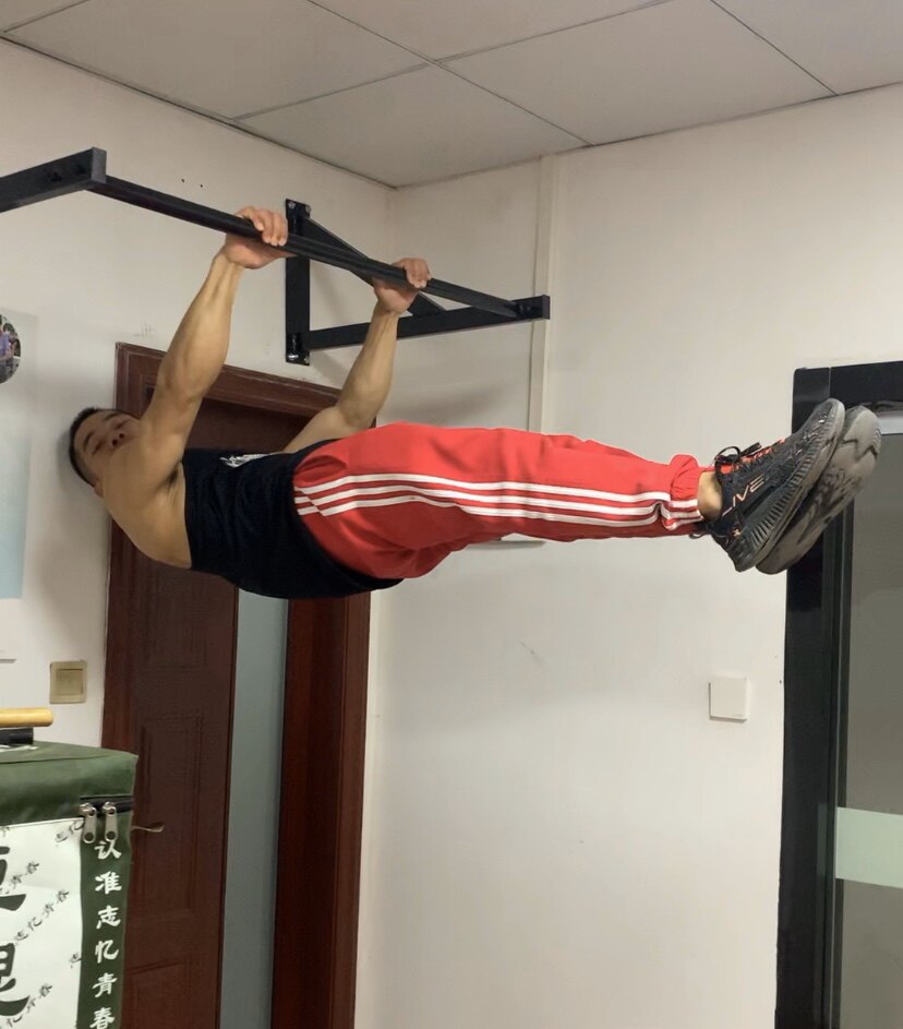 引体单杠老铁墙体室内上器水平顺风单手宽距单双杠