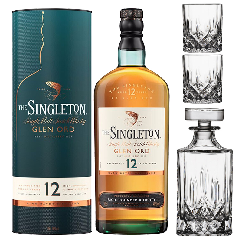 进口洋酒 singleton 苏格登单一麦芽威士忌 苏格登12年 700ml