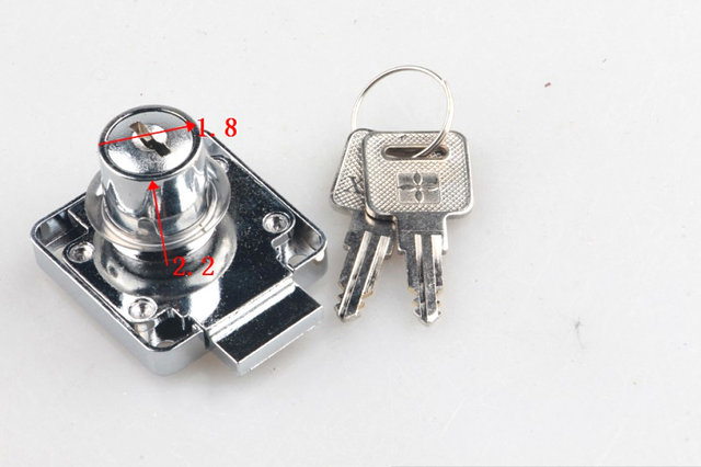 Furniture file cabinet drawer wardrobe door lock counter the size of the core metal desk 16/19 / 22mm vintage Furniture file cabinet drawer wardrobe door lock counter the size of the core metal desk 16/19 / 22mm vintage