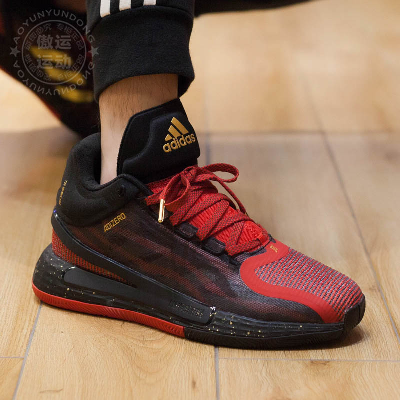 阿迪达斯男鞋2021春季新款罗斯实战休闲训练运动篮球鞋