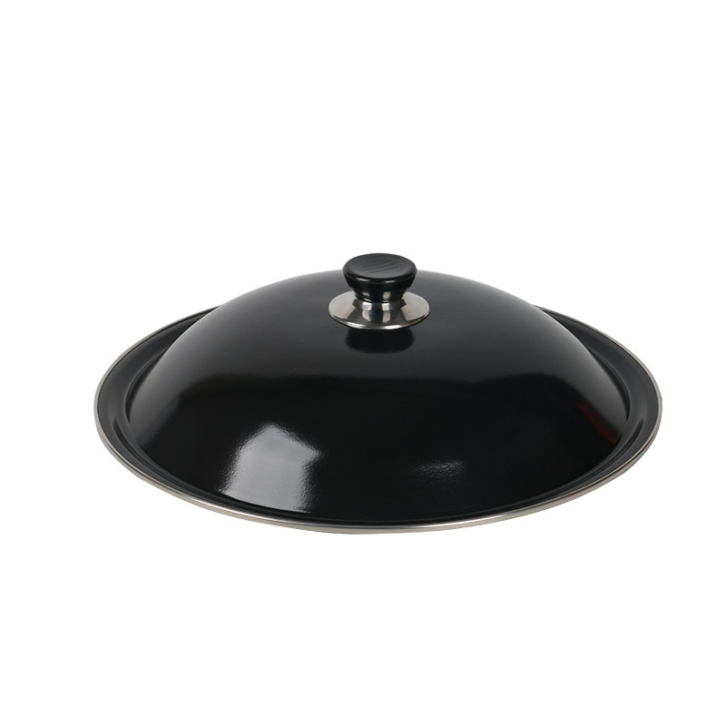 锅盖炒锅32cm炒菜家用搪瓷通用老式32寸32公分锅盖