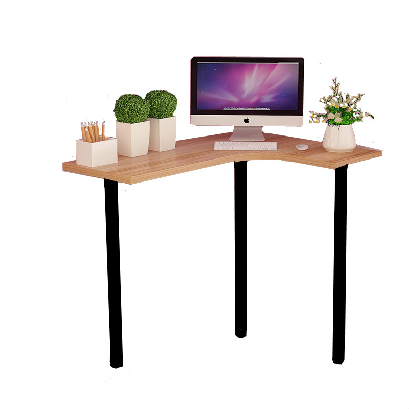 迷你家用转角电脑桌弧形墙角拐角学习现代简约三角形电脑桌