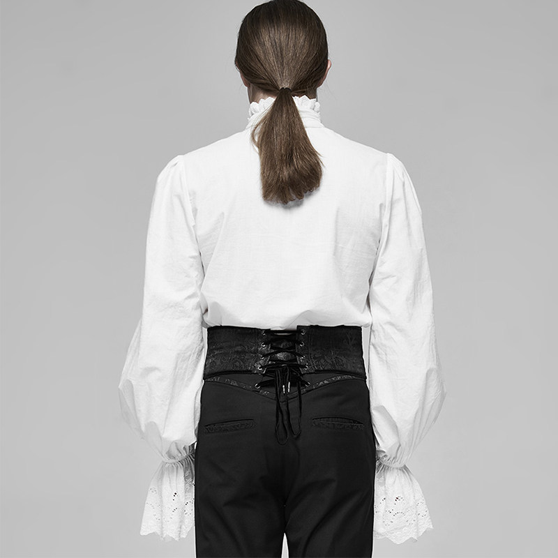 魔叹punkrave哥特gothic复古宫廷洛可可男士束腰cosplay配件