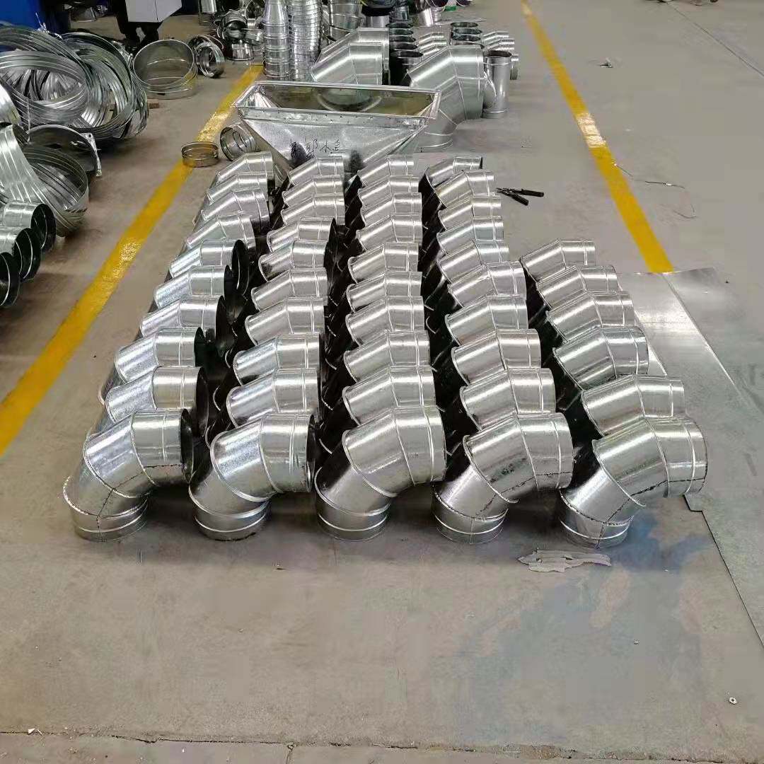 弯头风管镀锌白铁皮螺旋共板不锈钢碳钢焊接弯管弯头