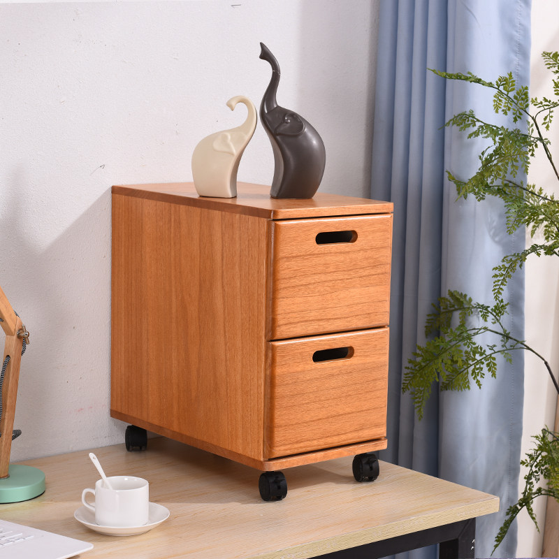 40宽42深抽屉式收纳柜卧室厨房收纳斗柜床头实木多层夹缝收纳窄柜