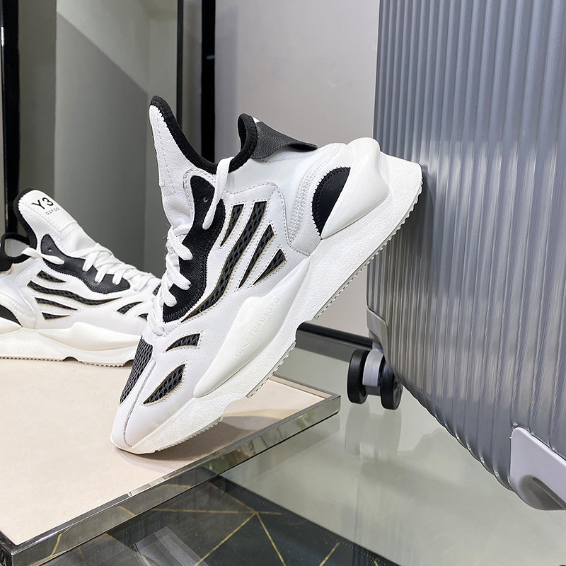 夏季升级新款gzfogy3男鞋白武士老爹鞋真皮透气网面情侣运动潮鞋