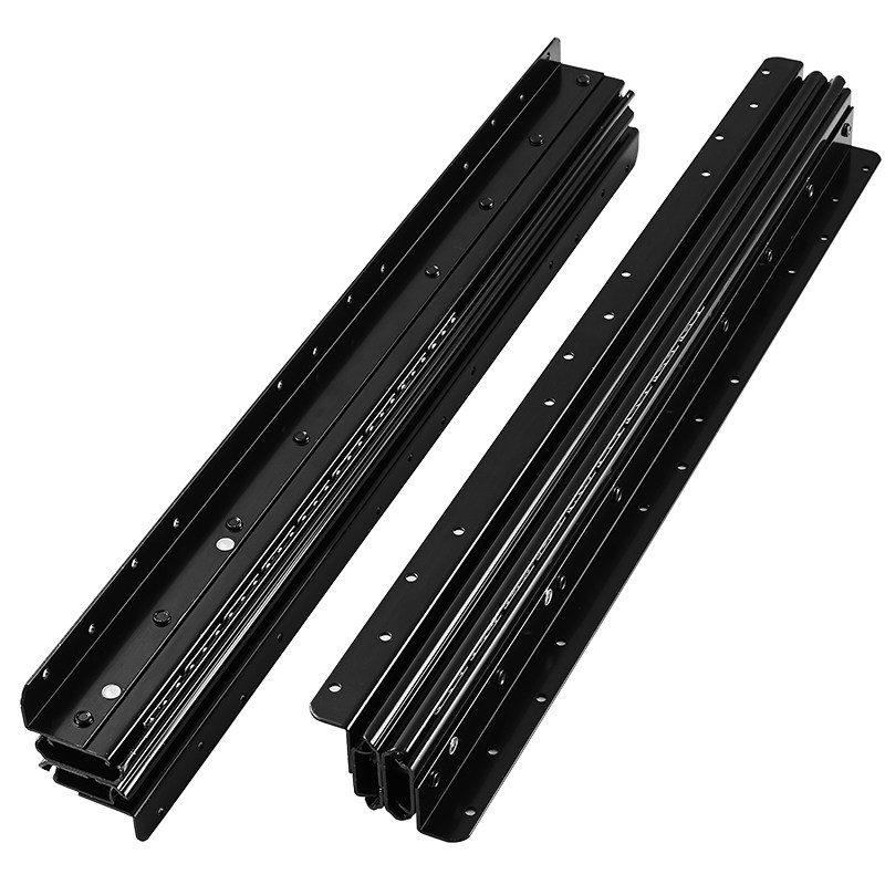 楼梯滑轨轨道鞋柜抽拉重型抽屉底柜托底导轨导轨