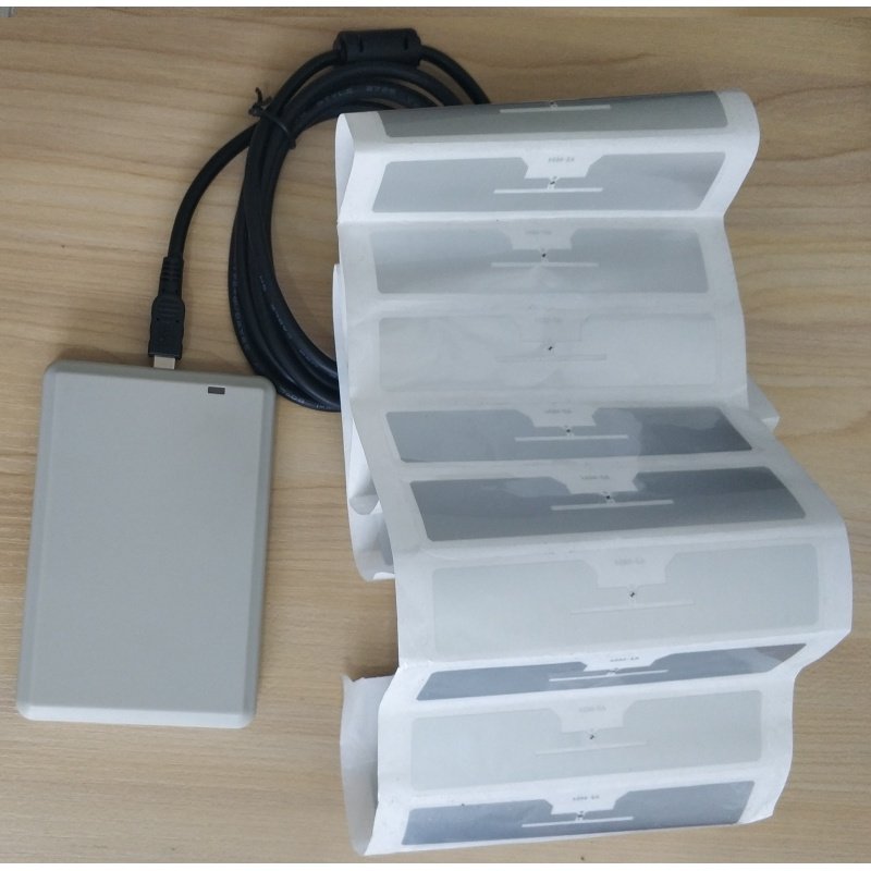 uhf超高频rfid读卡器射频阅读读写器电子标签桌面usb射频识别rfid