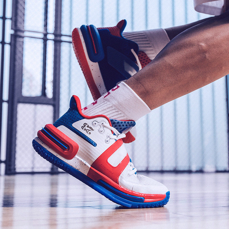 匹克态极闪现2代新款篮球鞋路威2.0鸳鸯色耐磨防滑缓震运动鞋男鞋-图2