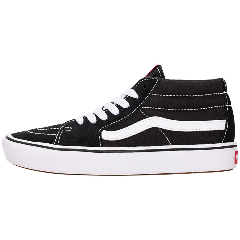 vans范斯sk8midcomfycush黑白男女鞋中帮休闲板鞋vn0a4uw1vne