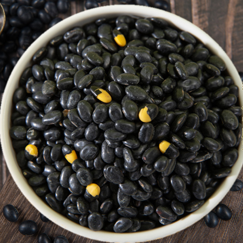 肾形黑豆5斤非转基因黑黄豆黑小豆